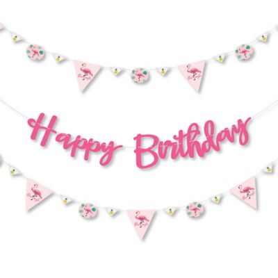 pink flamingo party like a pineapple birthday party