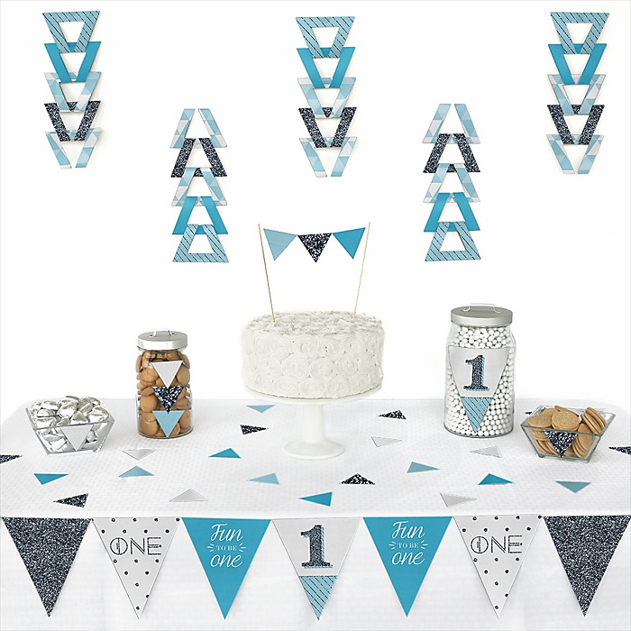 1st Birthday Boy Fun to be One Triangle First Birthday 1st Birthday Boy Fun to be One Triangle First Birthday