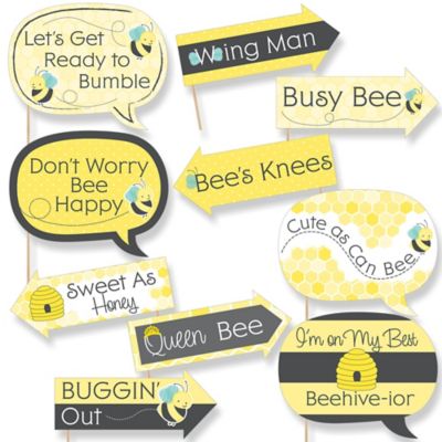 Funny Honey Bee 10 Piece Baby Shower Or Birthday Party Photo