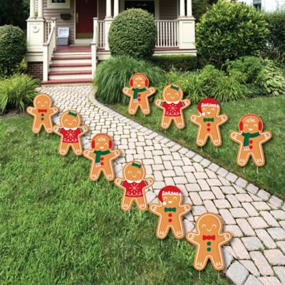 Gingerbread Christmas Lawn Decorations Outdoor Gingerbread Man