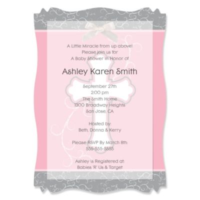 Baby Shower Invitations With Vellum Overlay 5
