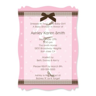 Baby Shower Invitations With Vellum Overlay 6