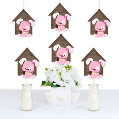 Girl Puppy Dog Dog House Decorations Diy Baby Shower Or Birthday