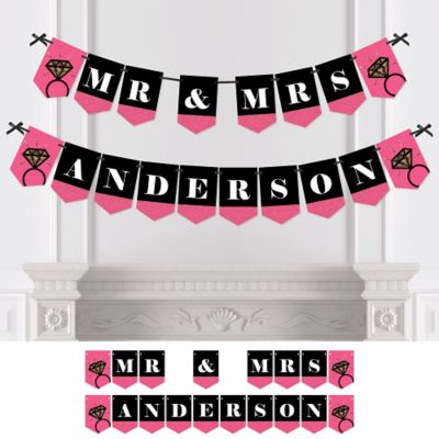 Girls Night Out Personalized Bachelorette Party Bunting Banner