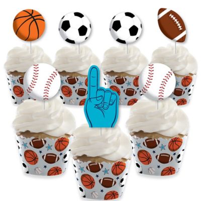 Cupcake Picks Home Furniture Diy Football Decorative Pic X 24