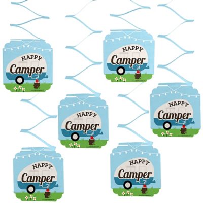Happy Camper Camping Baby Shower Or Birthday Party Hanging