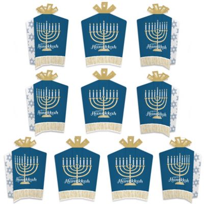 Happy Hanukkah Table Decorations Chanukah Holiday Party Fold