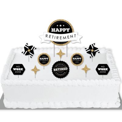 Happy Retirement Retirement Party Cake Decorating Kit Cake