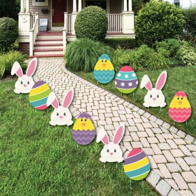 Hippity Hoppity Easter Bunny Egg Yard Decorations Outdoor