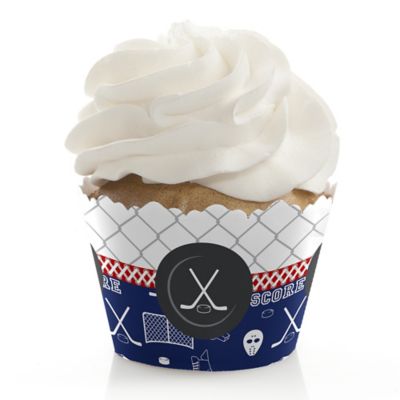 Shoots Scores Hockey Party Decorations Party Cupcake