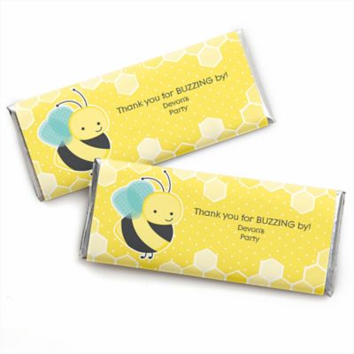 Honey Bee - Personalized Baby Shower Candy Bar Wrapper Favors ...