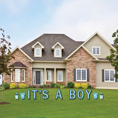 It S A Boy Yard Sign Outdoor Lawn Decorations Boy Baby Shower