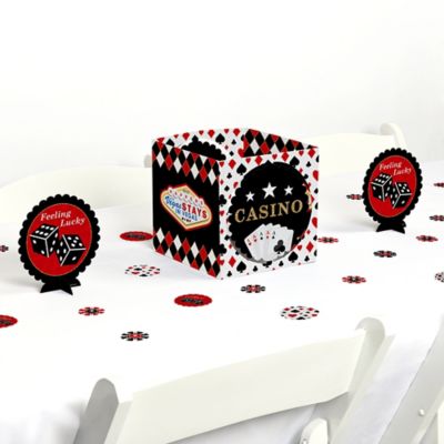 Las Vegas Casino Party Centerpiece And Table Decoration Kit