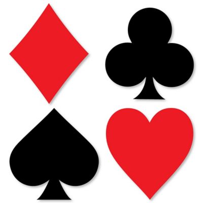 Las Vegas Diy Shaped Casino Party Cut Outs 24 Ct