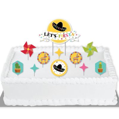 Let S Fiesta Mexican Fiesta Cake Decorating Kit Cake Topper