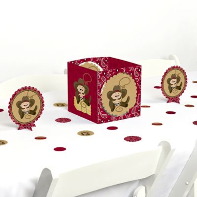Little Cowboy Western Baby Shower Or Birthday Party Centerpiece
