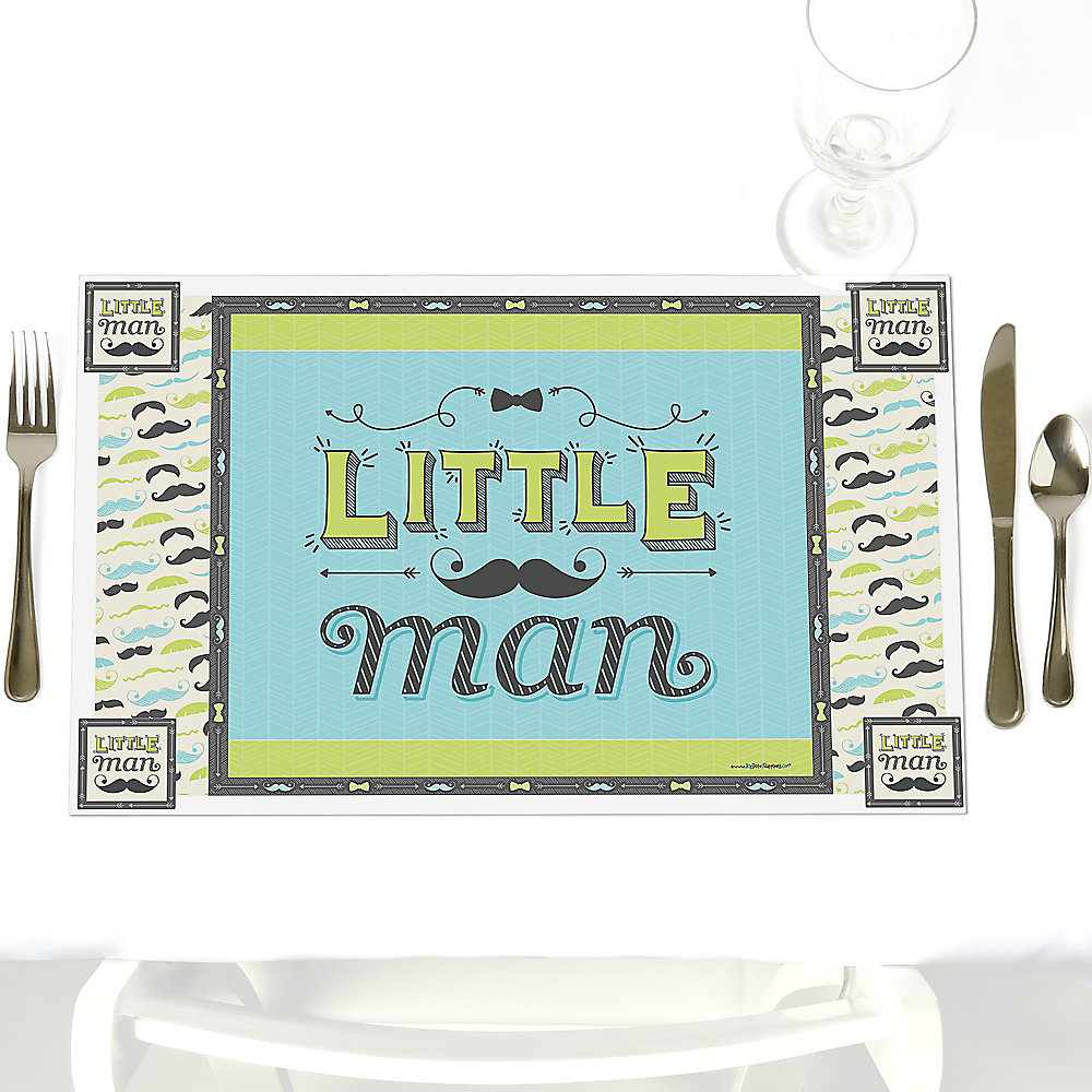 Dashing Little Man Mustache Party Party Table Decorations Baby