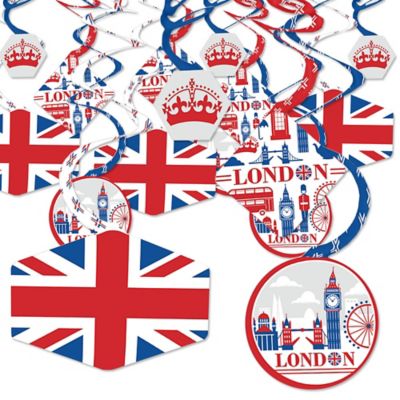 Cheerio London British Uk Party Hanging Decor Party