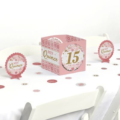 Mis Quince Anos Quinceanera Sweet 15 Birthday Party Centerpiece