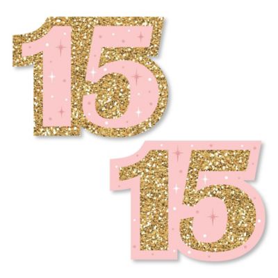 Mis Quince Anos Diy Shaped Quinceanera Sweet 15 Birthday Party