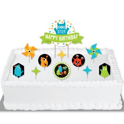 Monster Bash Little Monster Birthday Party Cake Decorating Kit