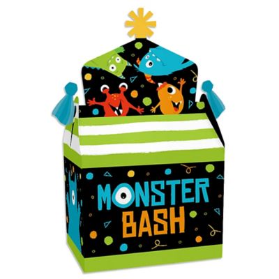 Monster Bash Treat Box Party Favors Little Monster Birthday