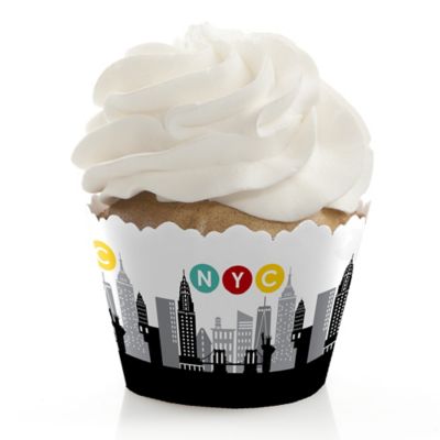 Nyc Cityscape New York City Party Decorations Party Cupcake