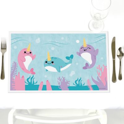 Narwhal Girl Under The Sea Party Table Decorations Party