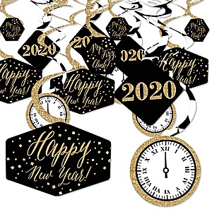 New Year S Eve Gold 2020 New Years Eve Party Hanging Decor