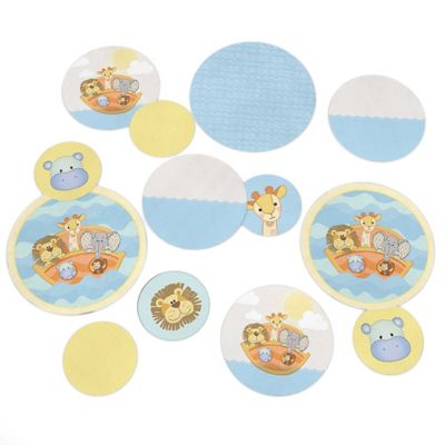 Noah S Ark Baby Shower Giant Circle Confetti Twins Baby Shower