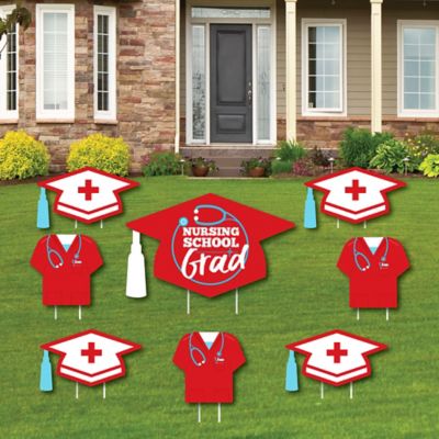 Nurse Graduation Yard Sign Outdoor Lawn Decorations