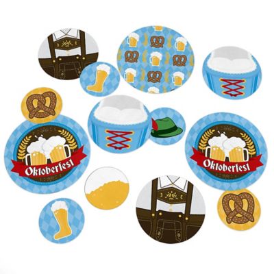 Oktoberfest German Beer Festival Party Giant Circle Confetti