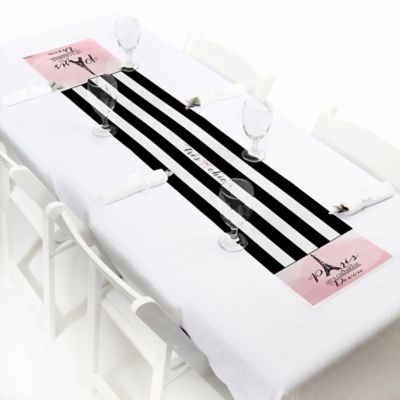 Paris Ooh La La Personalized Party Petite Table Runner