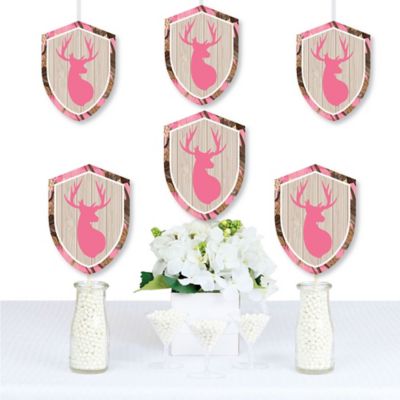 Pink Gone Hunting Decorations Diy Deer Hunting Girl Camo Party