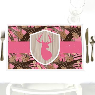 Pink Gone Hunting Party Table Decorations Deer Hunting Girl