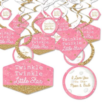 Pink Twinkle Twinkle Little Star Baby Shower Or Birthday Party