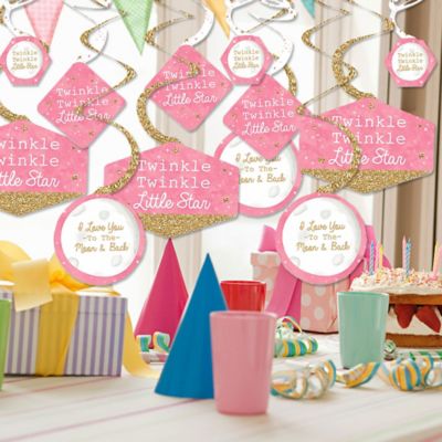 Pink Twinkle Twinkle Little Star Baby Shower Or Birthday Party