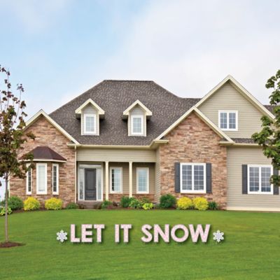 Pink Winter Wonderland Yard Sign Outdoor Lawn Decorations