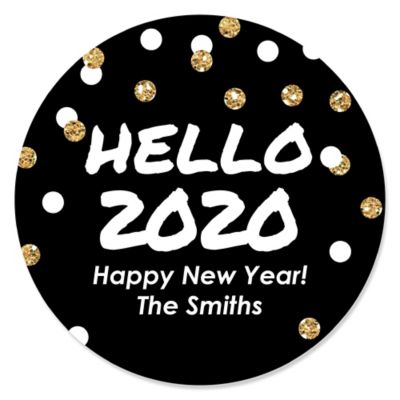 Pop Fizz Clink New Year S Eve Party Sticker Labels