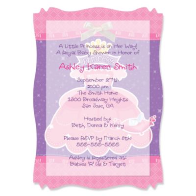 Baby Shower Invitations With Vellum Overlay 7