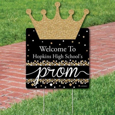 Prom Party Decorations Prom Night Party Personalized Yard Sign