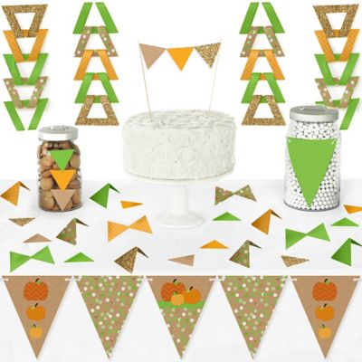Pumpkin Patch Diy Pennant Banner Decorations Fall And