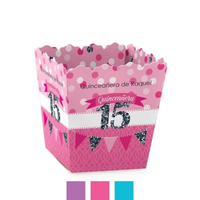 Quinceanera - Sweet 15 - Party Mini Favor Boxes ...