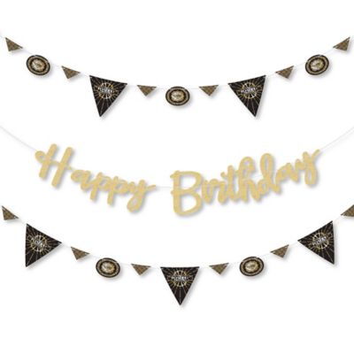 Roaring 20 S 1920s Art Deco Jazz Birthday Party Letter Banner