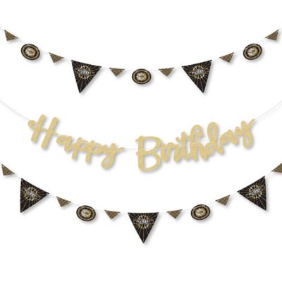 Roaring 20 S 1920s Art Deco Jazz Birthday Party Letter Banner