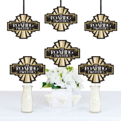 Roaring 20 S 1920s Art Deco Jazz Decorations Diy Twenties Party