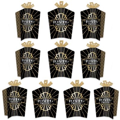 Roaring 20 S Table Decorations 1920s Art Deco Jazz Party Fold