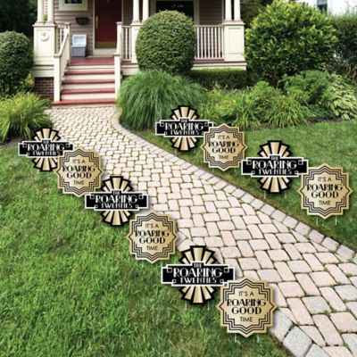 Roaring 20 S 1920s Art Deco Jazz Lawn Decorations 2020