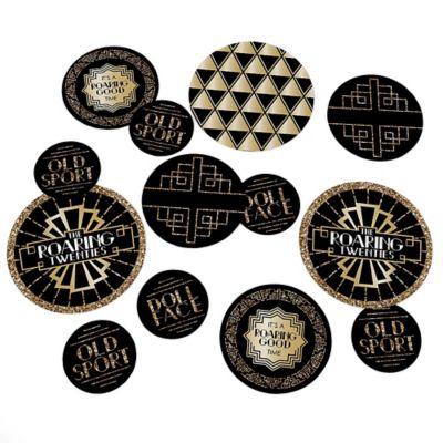 Roaring 20 S 1920s Art Deco Jazz Giant Circle Confetti