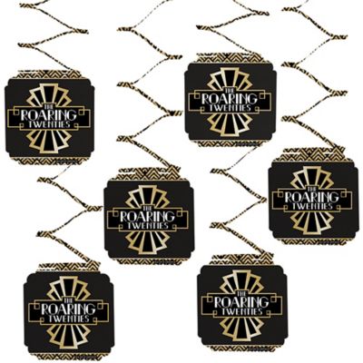 Roaring 20 S 1920s Art Deco Jazz Party Hanging Decorations